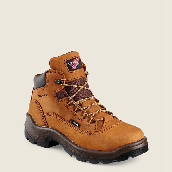 Red Wing Work Boots Flexbond - 5-Inch Waterproof Safety Toe - Brune - Dame 4201-NAGZT